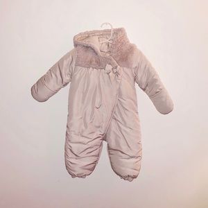 baby girl snowsuit (never worn)